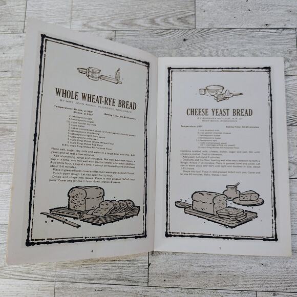 King Midas Baking Queens Favorite Recipes Cookbook Booklet 1960s VERY GOOD - Picture 4 of 12